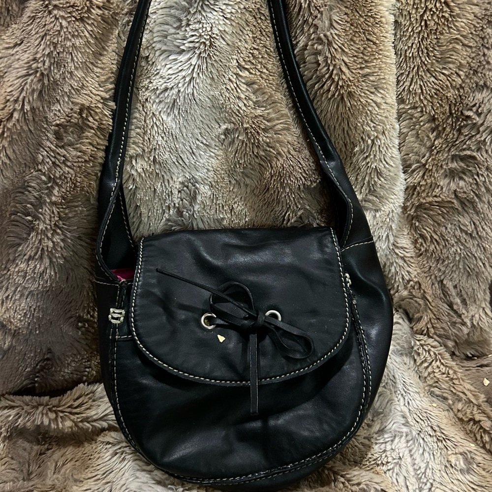 Isaac Mizrahi Black Shoulder Bag with Bow, exclusively for Target.